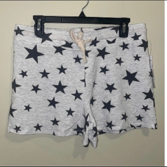 NWT Theo and Spence tonal star print lounge shorts - Picture 3 of 5